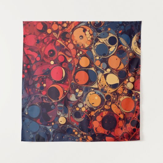 自然の疑問に思進行 タペストリー (正面)