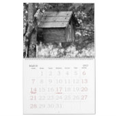 自然の白黒2024カレンダー カレンダー (3月 2027)