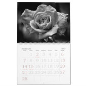 自然の白黒2024カレンダー カレンダー (2月 2027)