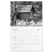 自然の白黒2024カレンダー カレンダー (3月 2026)