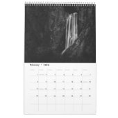 自然の白黒v1フォトカレンダー カレンダー (2月 2026)