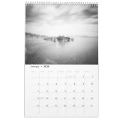 自然の白黒v1フォトカレンダー カレンダー (1月 2026)