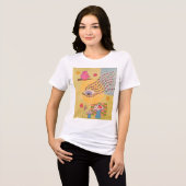 自然の眼 トライブレンドＴシャツ (正面全面)