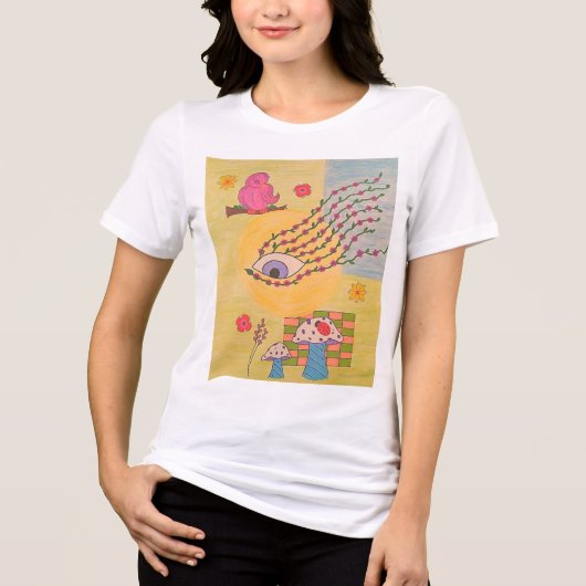 自然の眼 トライブレンドＴシャツ (正面)