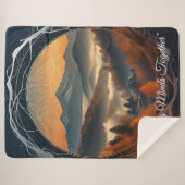 「自然の知性を融合させる」 シェルパブランケット (正面(横))