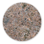 自然の石の写真の地質学の質 セラミックノブ (正面)