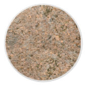 自然の石の写真の地質学の質 セラミックノブ (正面)