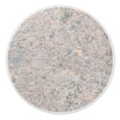 自然の石の写真の地質学の質 セラミックノブ (正面)