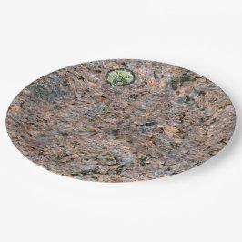 自然の石の写真の地質学の質 ペーパープレート