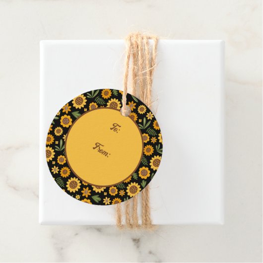 自然の秋のひまわり フェイバータグ (インサイチュ)