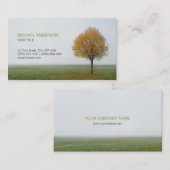 自然の秋の金木の名刺 名刺 (正面/裏面)