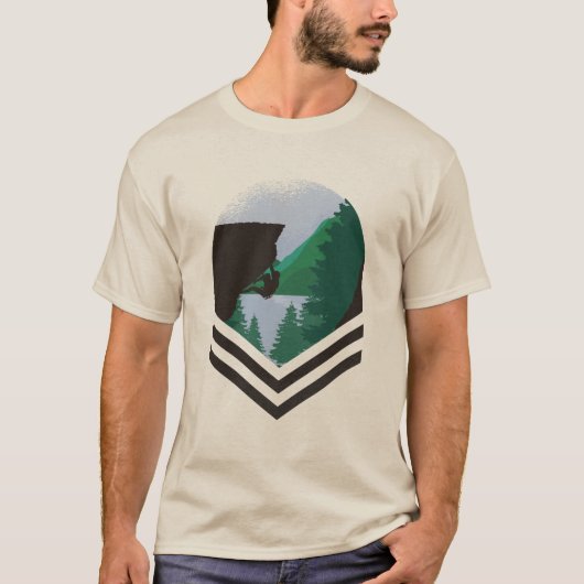 自然の端 Tシャツ (正面)
