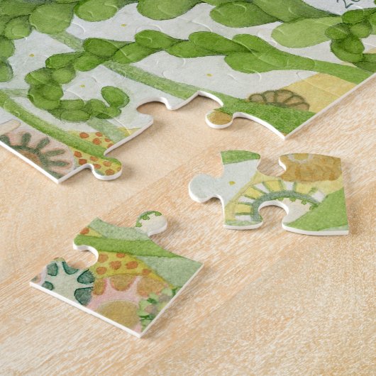 自然の精神のジグソーパズル ジグソーパズル (側面)