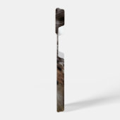 自然の綿毛植物 iPhoneケース (左側面)