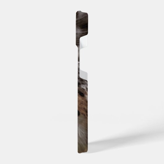 自然の綿毛植物 iPhoneケース (左側面)