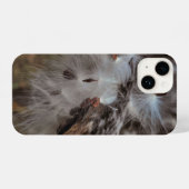 自然の綿毛植物 iPhoneケース (裏面横)