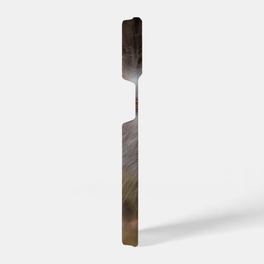 自然の綿毛植物 iPhoneケース (右側面)