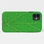 自然の緑の木の葉の質の箱 Case-Mate iPhoneケース (裏面(横))