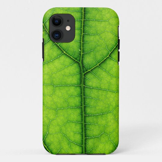 自然の緑の木の葉の質の箱 Case-Mate iPhoneケース (裏面)