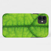 自然の緑の木の葉の質の箱 Case-Mate iPhoneケース (裏面(横))