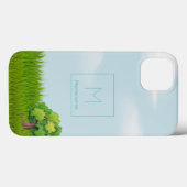 自然の緑の風景モダン Case-Mate iPhoneケース (裏面 (横))