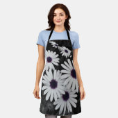 自然の繊細なコントラスト エプロン (着用した状態)