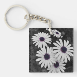 自然の繊細なコントラスト キーホルダー