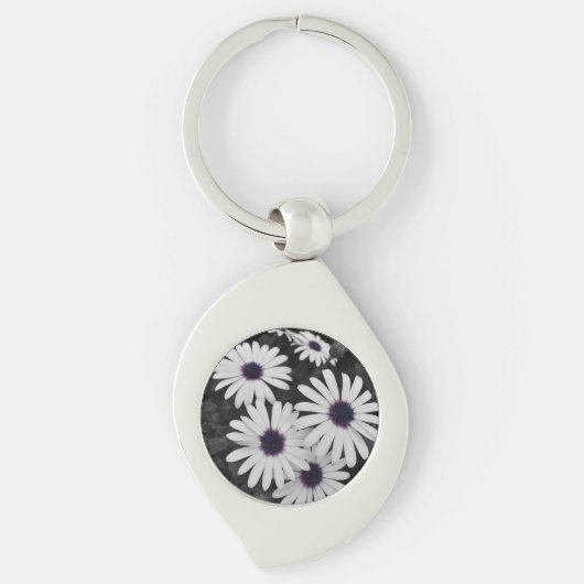 自然の繊細なコントラスト キーホルダー (正面)