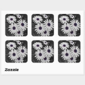 自然の繊細なコントラスト スクエアシール (シート)