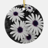 自然の繊細なコントラスト セラミックオーナメント (正面)