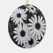 自然の繊細なコントラスト セラミックオーナメント (左)