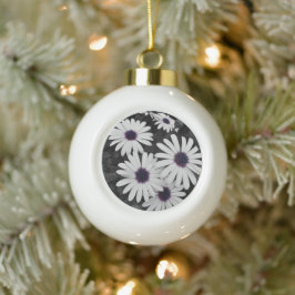 自然の繊細なコントラスト セラミックボールオーナメント