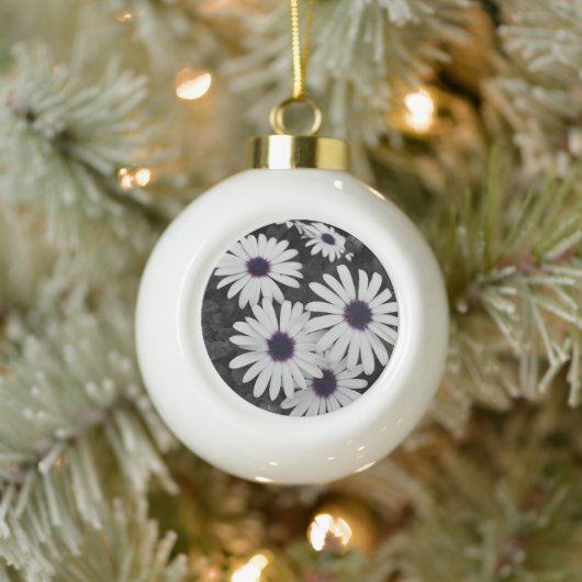 自然の繊細なコントラスト セラミックボールオーナメント (ツリー)