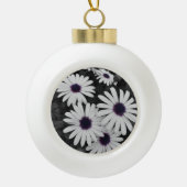 自然の繊細なコントラスト セラミックボールオーナメント (正面)