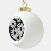 自然の繊細なコントラスト セラミックボールオーナメント (右)