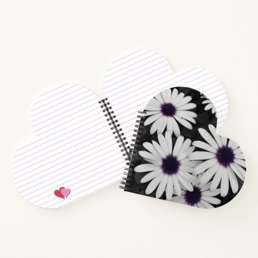 自然の繊細なコントラスト ノートブック (内部)