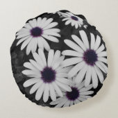 自然の繊細なコントラスト ラウンドクッション (裏面)