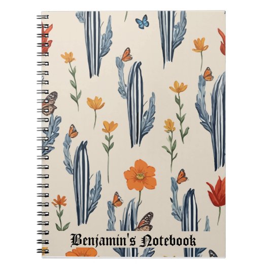 自然の美しいとレジリエンス ノートブック (正面)