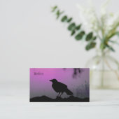 自然の美しいシルエット 名刺 (スタンド正面)