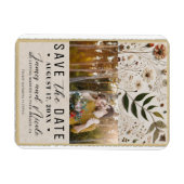 自然の美しい植物花の保存日 マグネット (横)