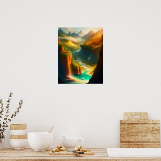 自然の美しい ポスター (キッチン)