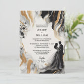 自然の美しさが織りなす結婚式 招待状 (スタンド正面)