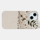 自然の美しさ ボタニカル フラワー&リーフ Case-Mate iPhoneケース (裏面 (横))
