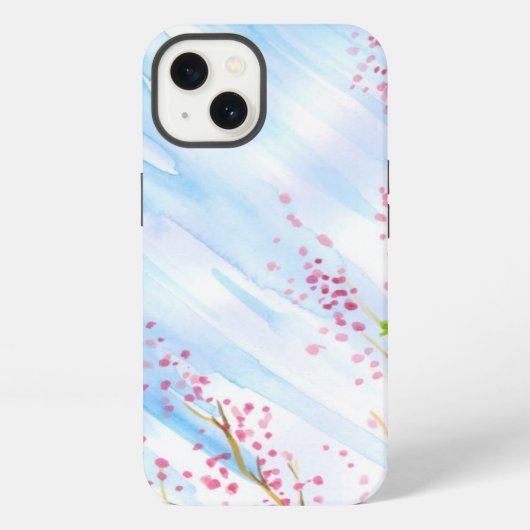 自然の背景 iPhoneケース (裏面)