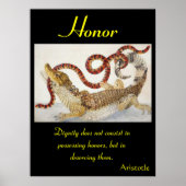 自然の自然のままの姿に響く名誉 ポスター (正面)