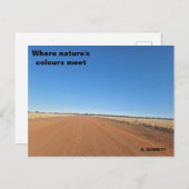 自然の色が交わる場所 ポストカード (正面/裏面)