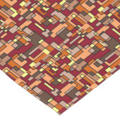 自然の色と暖かい地球の色調 ショートテーブルランナー (コーナー)