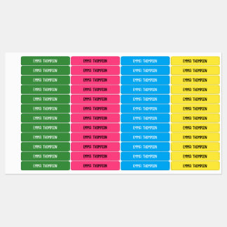 自然の色の名前の子供へ表示 ラベル