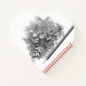 自然の色合い 自然スケッチブックのカスタマイズ ノートブック (裏面)