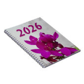 自然の花の芸術ギフト2026 ノートブック (右側)